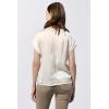 imageDEAR JOHN Kristen VNeck Top Short Sleeve Womens Blouse ShirtWhite White