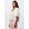imageDEAR JOHN Lania Short Sleeve Relaxed Fit Womens TopWhite