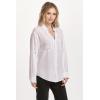 imageDEAR JOHN Lola Womens Shirt Boyfriend Fit Button Down Long SleeveStudded White