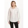 imageDEAR JOHN Lola Womens Shirt Boyfriend Fit Button Down Long SleeveWhite