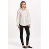 imageDEAR JOHN Lola Womens Shirt Boyfriend Fit Button Down Long SleeveWhite