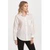 imageDEAR JOHN Lola Womens Shirt Boyfriend Fit Button Down Long SleeveWhite