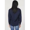 imageDEAR JOHN Lolita Womens Shirt Poplin ButtonUp Long SleeveBlack Iris