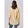 imageDEAR JOHN Lolita Womens Shirt Poplin ButtonUp Long SleevePale Banana