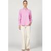 imageDEAR JOHN Lolita Womens Shirt Poplin ButtonUp Long SleeveRosebloom Stripe