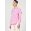 imageDEAR JOHN Lolita Womens Shirt Poplin ButtonUp Long SleeveRosebloom Stripe