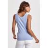imageDEAR JOHN Paula Scoop Neck Sleeveless Womens Tank Top Fitted KnitCorn Flower