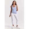 imageDEAR JOHN Paula Scoop Neck Sleeveless Womens Tank Top Fitted KnitCorn Flower