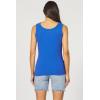 imageDEAR JOHN Paula Scoop Neck Sleeveless Womens Tank Top Fitted KnitDazzling Blue
