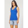 imageDEAR JOHN Paula Scoop Neck Sleeveless Womens Tank Top Fitted KnitDazzling Blue