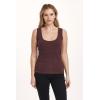 imageDEAR JOHN Paula Scoop Neck Sleeveless Womens Tank Top Fitted KnitMidnight Plum
