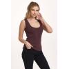 imageDEAR JOHN Paula Scoop Neck Sleeveless Womens Tank Top Fitted KnitMidnight Plum