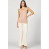 imageDEAR JOHN Paula Scoop Neck Sleeveless Womens Tank Top Fitted KnitTuscany