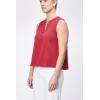 imageDEAR JOHN Raja Novelty VNeck Sleeveless Womens TopSalsa