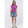 imageDEAR JOHN Rosie Classic Crew Neck Short Sleeve Womens TeeCattleya Orchid
