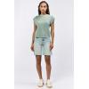 imageDEAR JOHN Rosie Classic Crew Neck Short Sleeve Womens TeeIceberg Green