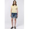 imageDEAR JOHN Rosie Classic Crew Neck Short Sleeve Womens TeePale Lime Yellow