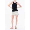 imageDEAR JOHN Tamia Racer Back Crew Neck Tank Top Fitted SleevelessBlack