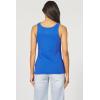 imageDEAR JOHN Tamia Racer Back Crew Neck Tank Top Fitted SleevelessDazzling Blue