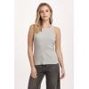 imageDEAR JOHN Tamia Racer Back Crew Neck Tank Top Fitted SleevelessDigital Mist