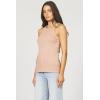 imageDEAR JOHN Tamia Racer Back Crew Neck Tank Top Fitted SleevelessTuscany