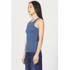 imageDEAR JOHN Tamia Racer Back Crew Neck Tank Top Fitted SleevelessVintage Indigo