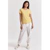 imageDEAR JOHN Unity Crew Neck Womens Short Sleeve Relaxed Fit Womens TopPineapple