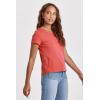imageDEAR JOHN Unity Crew Neck Womens Short Sleeve Relaxed Fit Womens TopViva Magenta