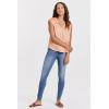 imageDEAR JOHN Yanis Womens Sleeveless VNeck Top Relaxed FitApricot Crush