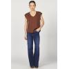 imageDEAR JOHN Yanis Womens Sleeveless VNeck Top Relaxed FitCappuccino