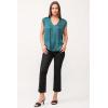 imageDEAR JOHN Yanis Womens Sleeveless VNeck Top Relaxed FitDeep Teal