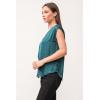 imageDEAR JOHN Yanis Womens Sleeveless VNeck Top Relaxed FitDeep Teal