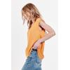 imageDEAR JOHN Yanis Womens Sleeveless VNeck Top Relaxed FitGolden Glow