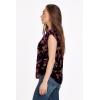 imageDEAR JOHN Yanis Womens Sleeveless VNeck Top Relaxed FitImperial Purple Flower