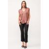 imageDEAR JOHN Yanis Womens Sleeveless VNeck Top Relaxed FitMarron