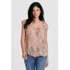 imageDEAR JOHN Yanis Womens Sleeveless VNeck Top Relaxed FitSouthwest Snake