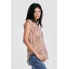 imageDEAR JOHN Yanis Womens Sleeveless VNeck Top Relaxed FitSouthwest Snake
