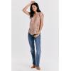 imageDEAR JOHN Yanis Womens Sleeveless VNeck Top Relaxed FitSouthwest Snake