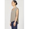 imageDEAR JOHN Yanis Womens Sleeveless VNeck Top Relaxed FitVetiver