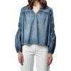 imageDEAR JOHN Adagio Womens Blouse Relaxed Fit VNeck Long SleeveSkyway