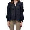 imageDEAR JOHN Anna Lisa Button Up Long Sleeve Relaxed Fit Womens ShirtBlack Iris
