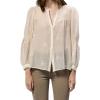 imageDEAR JOHN Anna Lisa Button Up Long Sleeve Relaxed Fit Womens ShirtCream