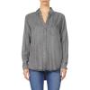 imageDEAR JOHN Galina Novelty ButttonDown Long Sleeve Womens ShirtAsh