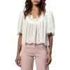 imageDEAR JOHN Lania Short Sleeve Relaxed Fit Womens TopWhite