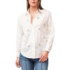 imageDEAR JOHN Lola Womens Shirt Boyfriend Fit Button Down Long SleeveOffwhite