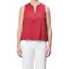 imageDEAR JOHN Raja Novelty VNeck Sleeveless Womens TopSalsa