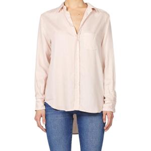imageDEAR JOHN Galina Novelty ButttonDown Long Sleeve Womens ShirtCameo Rose
