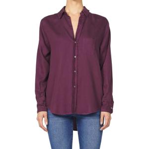 imageDEAR JOHN Galina Novelty ButttonDown Long Sleeve Womens ShirtFig