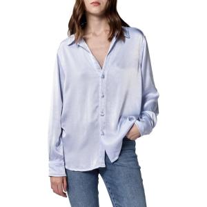 imageDEAR JOHN Galina Novelty ButttonDown Long Sleeve Womens ShirtSkyway