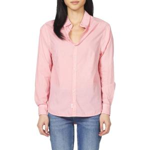 imageDEAR JOHN Lolita Womens Shirt Poplin ButtonUp Long SleeveQuartz Pink